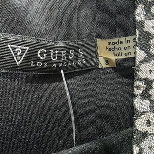 Guess Black and White Dress